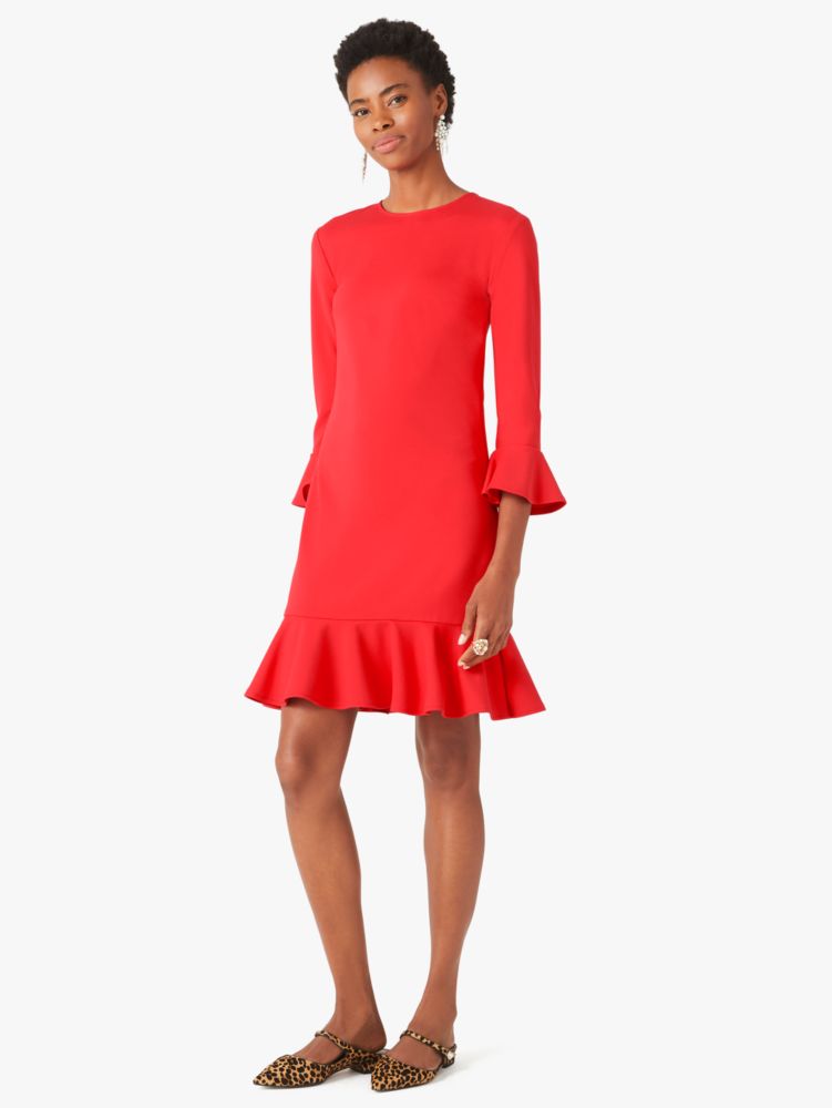 Halogen bow back ponte shift clearance dress