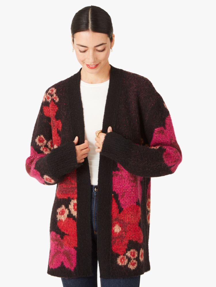 Floral Intarsia Cardigan Kate Spade New York