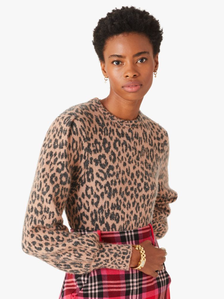 Stradivarius leopard sweater sale