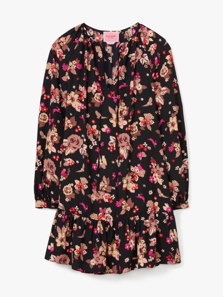 Kate Spade,Floral Bouquet Shift Dress,