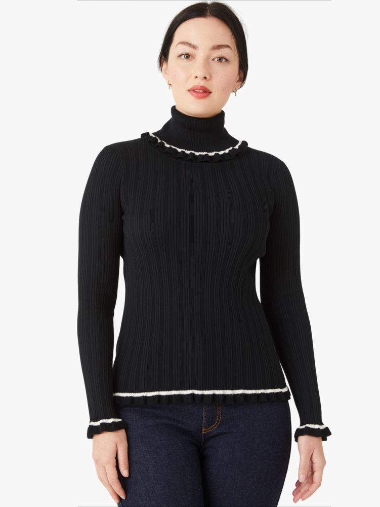 Kate spade hotsell logo ruffle pullover