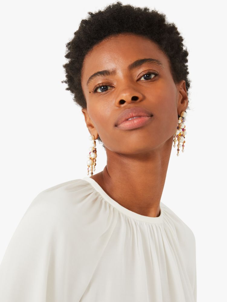Kate Spade,silk twill keyhole top,tops & blouses,60%,