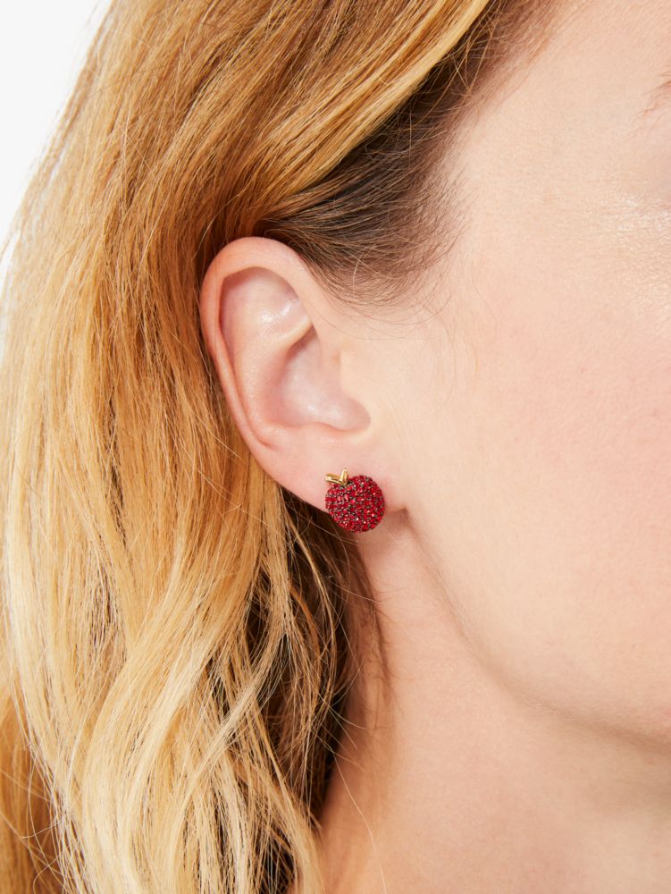 Kate spade ruby store stud earrings