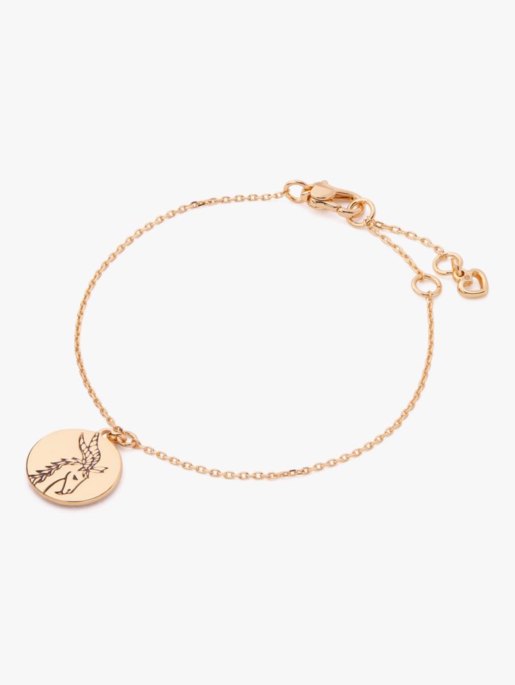 Kate Spade,in the stars capricorn bracelet,Gold