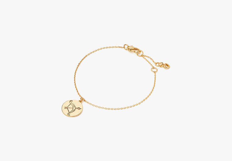 Kate Spade,in the stars sagittarius bracelet,Gold