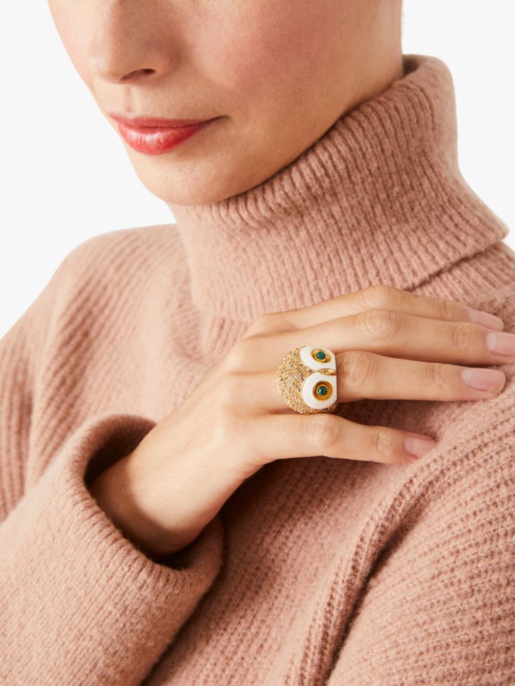 Kate spade owl ring sale