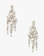 Kate Spade,pearl caviar statement earrings,earrings,Cream/Silver