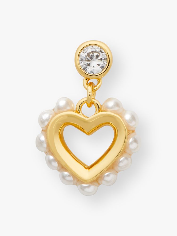 Kate Spade,Shining Spade Pearl Drop Earrings,