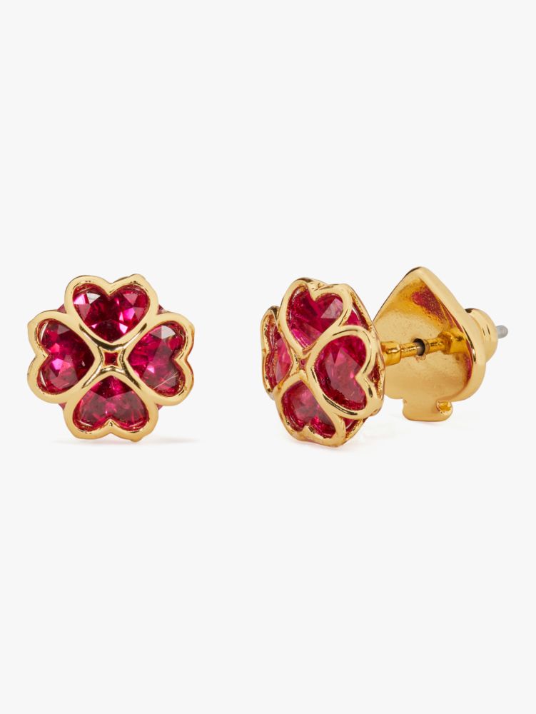 Kate Spade,something sparkly spade studs,earrings,Ruby