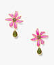 Kate Spade,wild garden drop earrings,earrings,Pink Multi