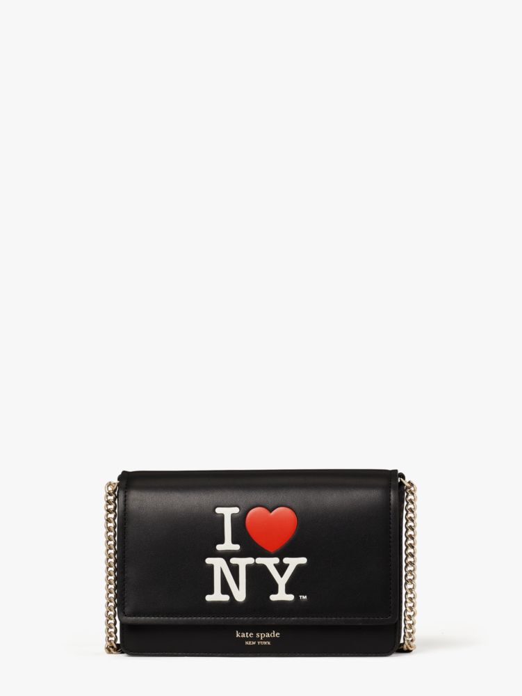 I Love Ny X Kate Spade New York Flap Chain Wallet | Kate Spade New