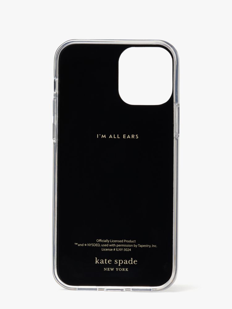 Kate Spade,I Love NY X Kate Spade New York iPhone 12/12 Pro Case,phone cases,Black Multi