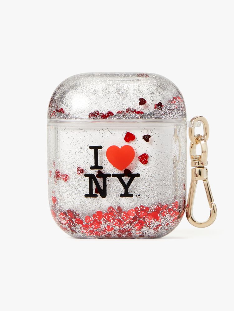 Liquid Glitter Heart Purse