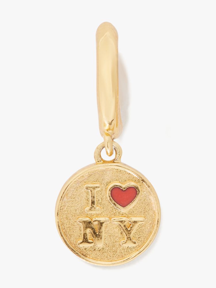 Kate Spade,I Love NY X Kate Spade New York Huggies,earrings,