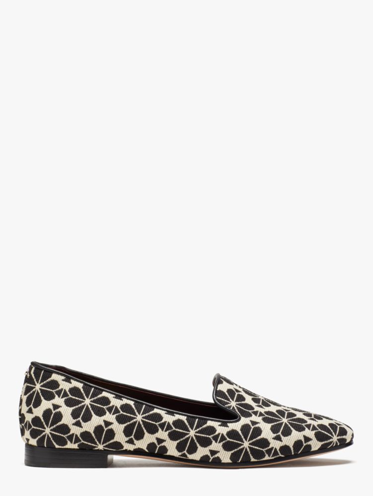 Kate Spade,spade flower jacquard lounge loafers,flats,Work,