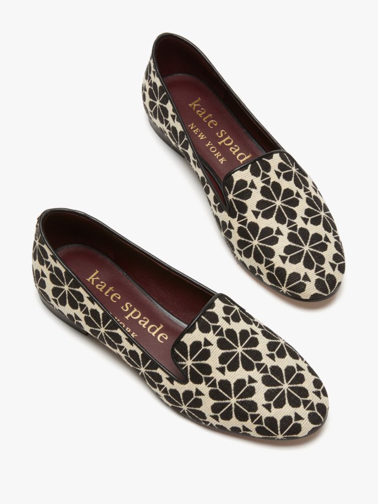 Kate Spade,spade flower jacquard lounge loafers,flats,Work,