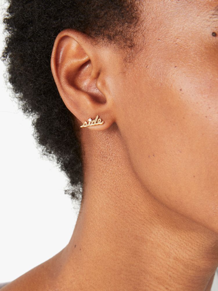 Kate Spade,say yes sidekick studs,earrings,