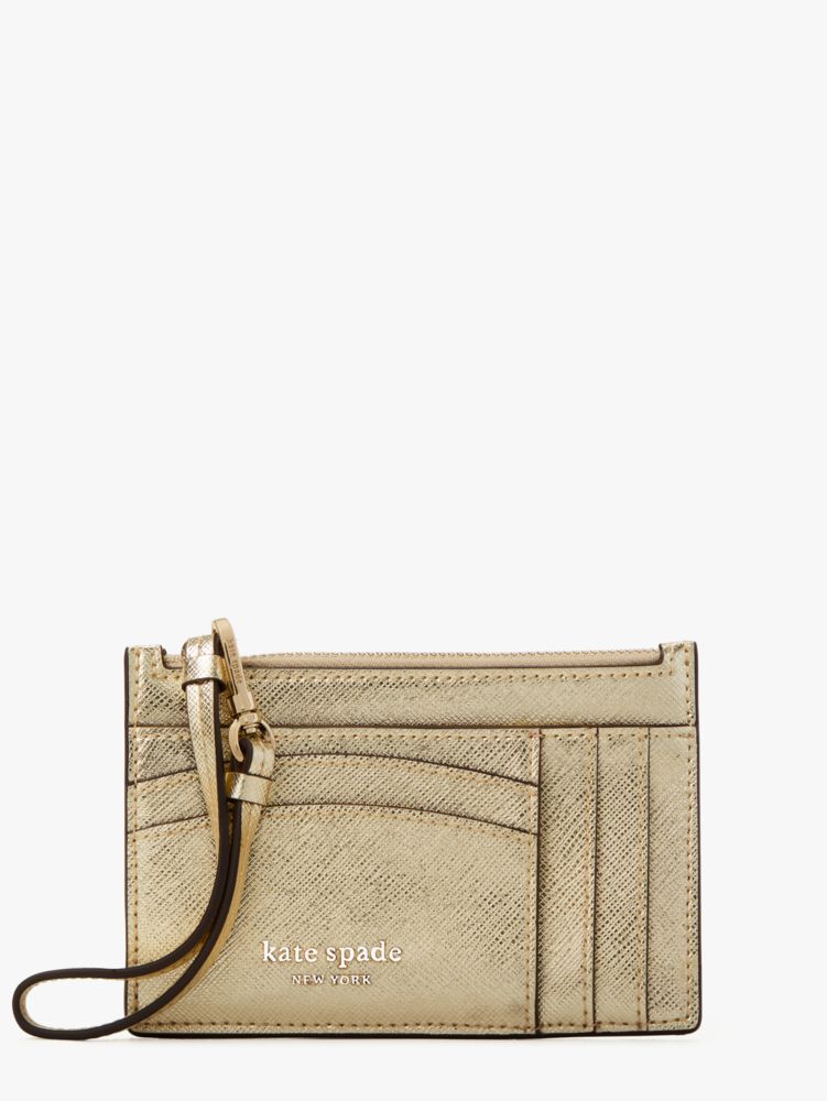 Kate spade sale gold wristlet