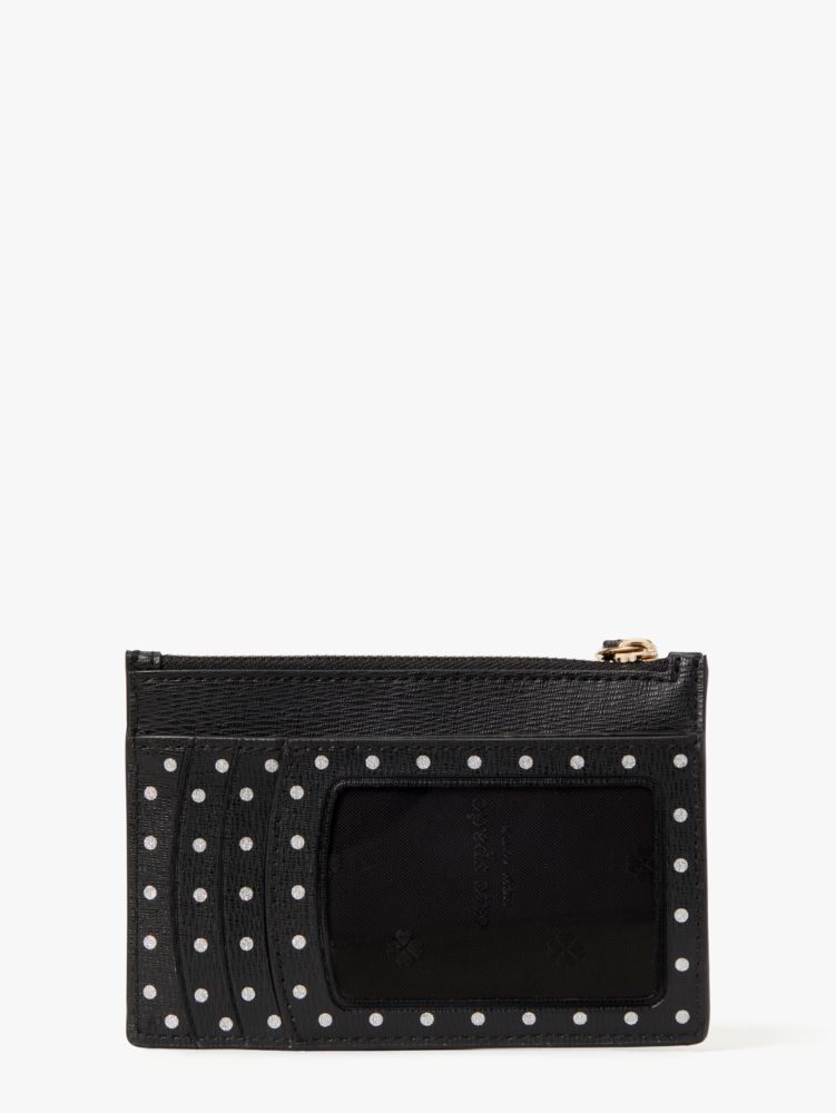Spencer Metallic Dot Cardholder Wristlet, , Product
