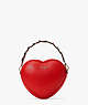Kate Spade,heartbreaker 3d heart crossbody,crossbody bags,Medium,Lingonberry