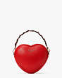 Kate Spade,heartbreaker 3d heart crossbody,crossbody bags,Medium,Lingonberry
