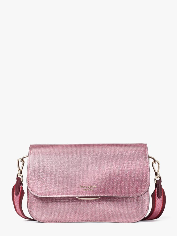 Buddie Glitter Striped Medium Shoulder Bag | Kate Spade New York