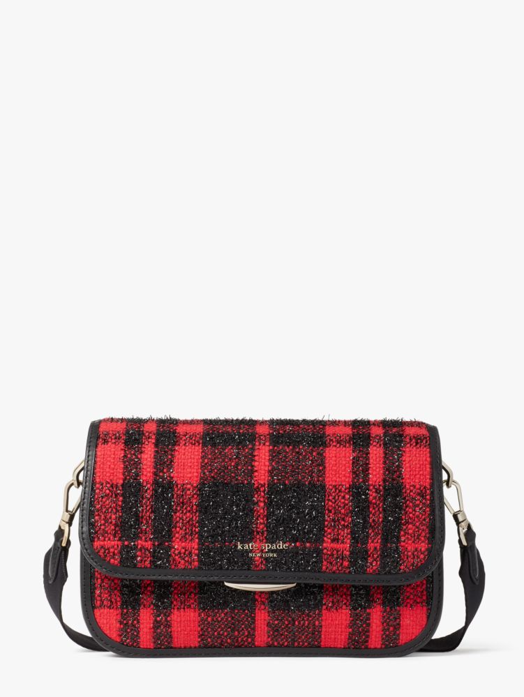 Kate spade red plaid bag sale