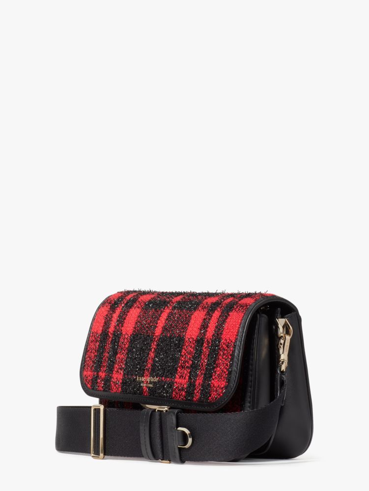 Kate Spade,buddie plaid medium shoulder bag,shoulder bags,Medium,