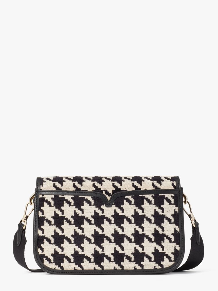 Kate Spade New York Women's Carlyle Houndstooth Medium Shoulder Bag