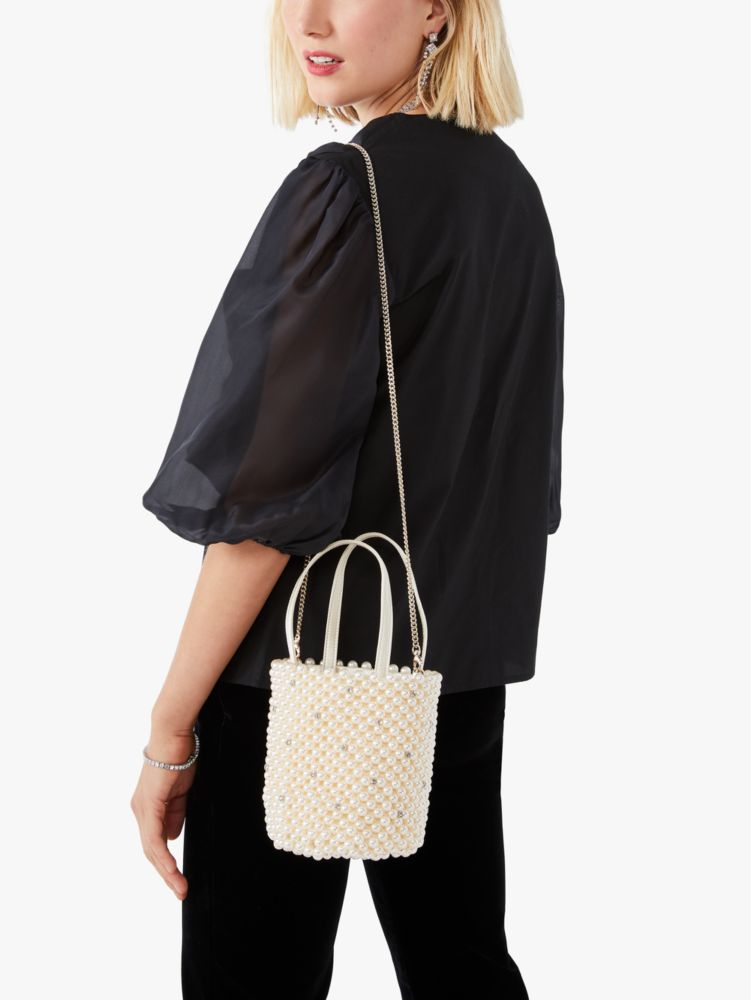 Kate Spade Womens Crossbody Bags Discount Outlet - Purl Pearl