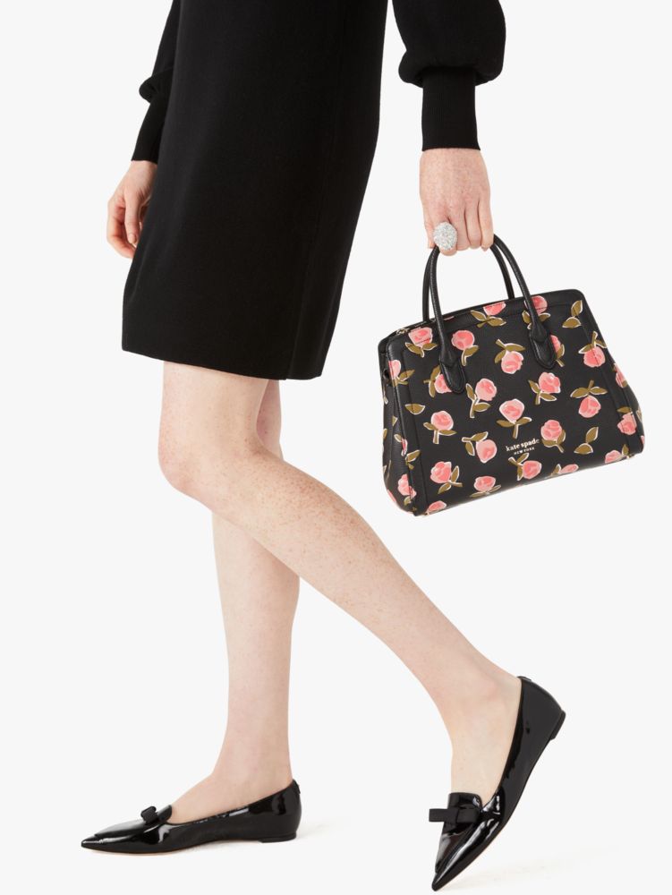 Kate Spade,knott ditsy rose medium satchel,satchels,Medium,