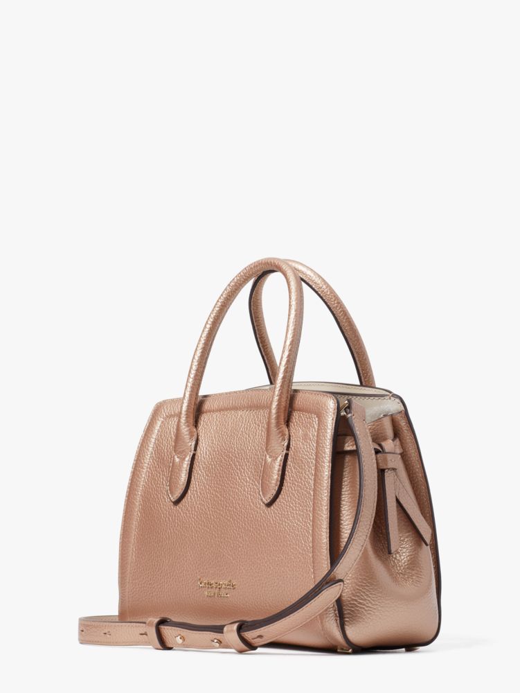 Kate Spade,knott metallic mini satchel,satchels,Mini,
