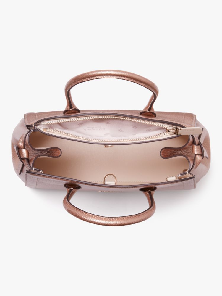 Kate Spade Knott Metallic Flap Crossbody Rose Gold K5615 – LussoCitta