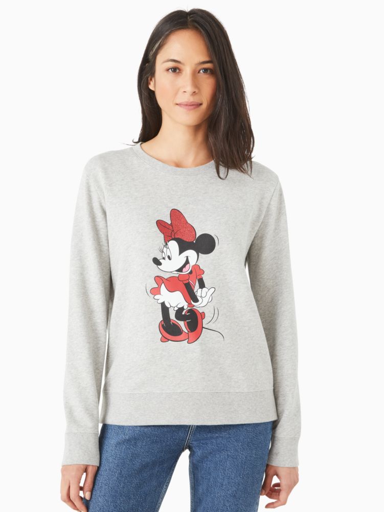 Grey minnie clearance mouse sweatshirt