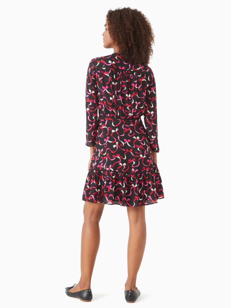 Kate Spade,ribbon dress,75%,Black