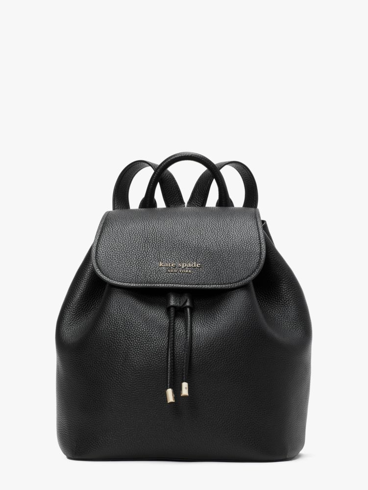 Kate Spade New York Leather Backpack - Black Backpacks, Handbags