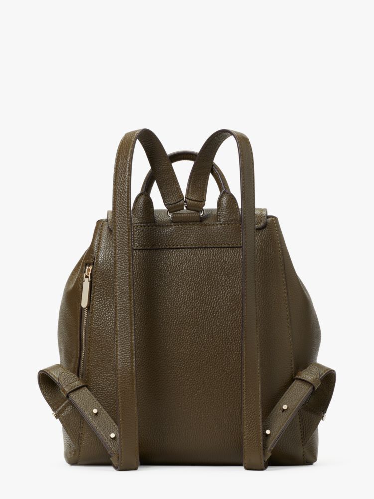 Kate Spade,Sinch Medium Backpack,Leather,Backpack,Logo,Metal,Gold Metal,Casual,