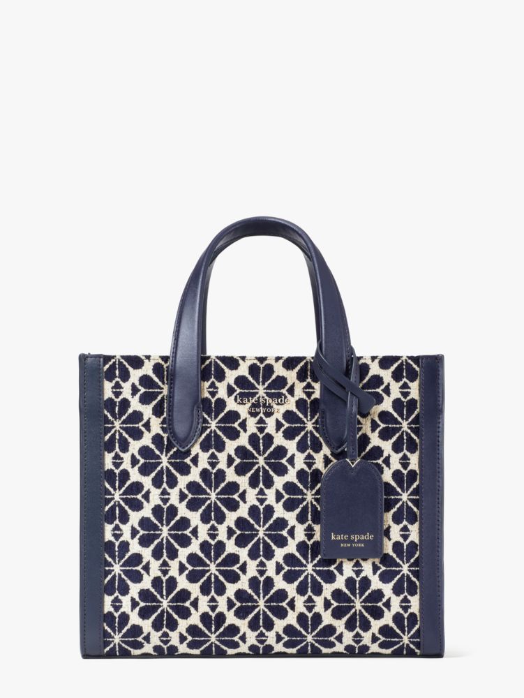 kate spade new york manhattan large spade flower monogram tote bag