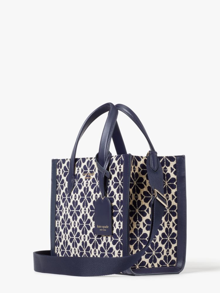 Kate Spade,Manhattan Spade Flower Chenille Small Tote,