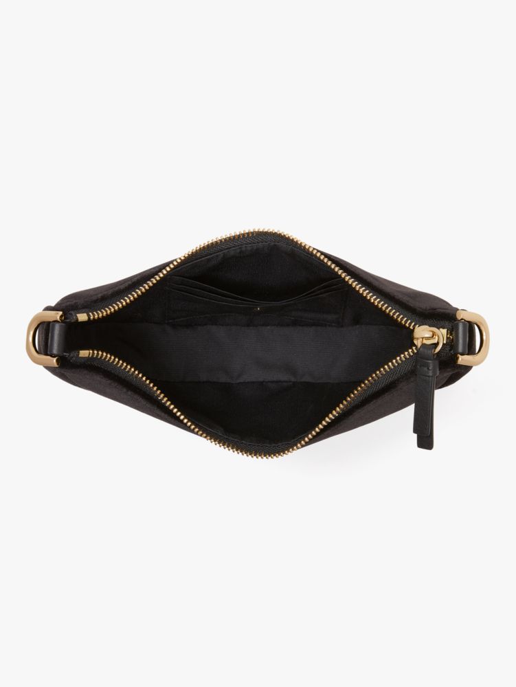 Kate Spade,Smile Velvet Small Crossbody,
