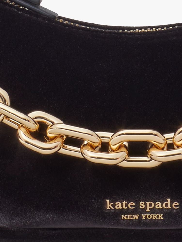 Kate Spade,Smile Velvet Small Crossbody,