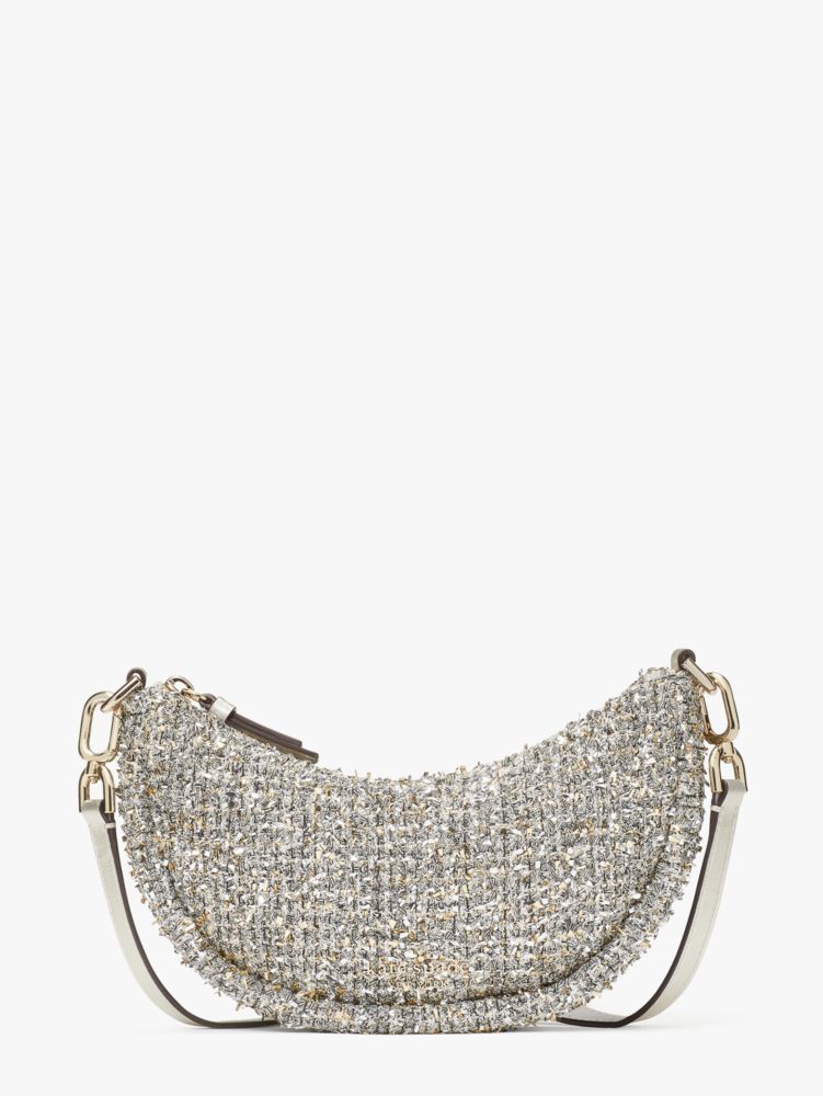 smile tweed small crossbody