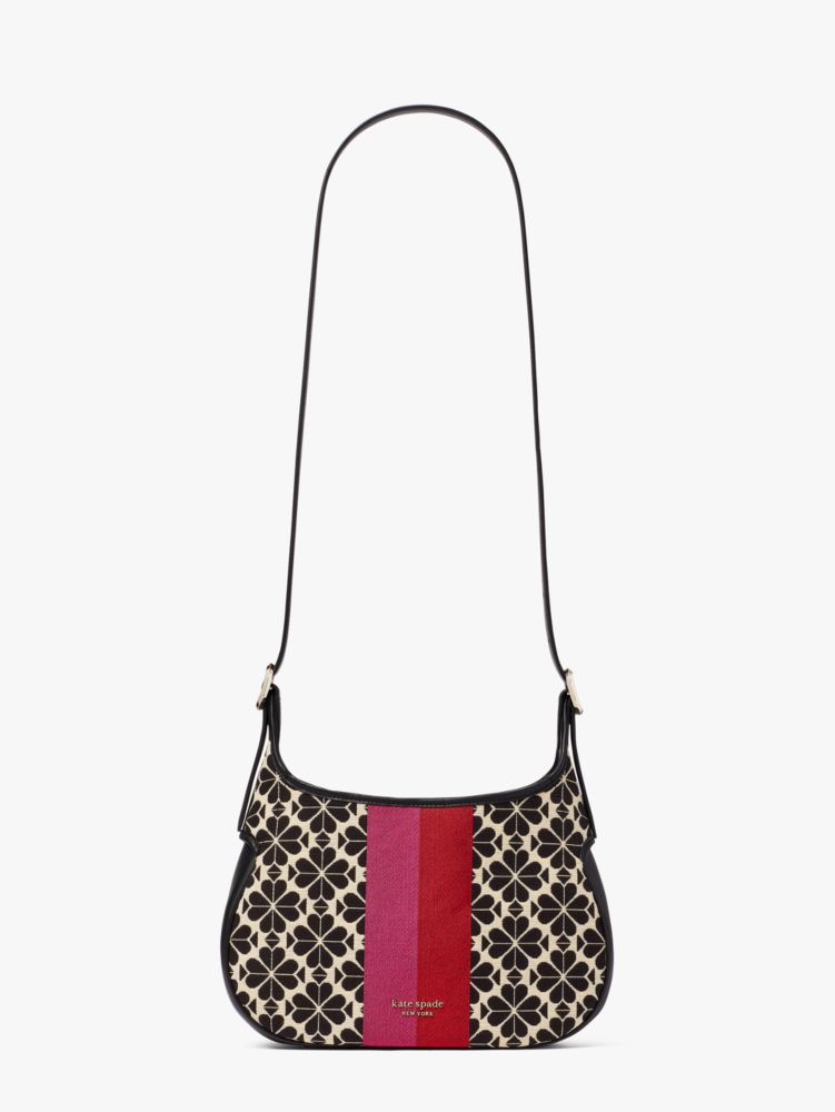 Kate Spade Spade Flower Jacquard Crossbody Bag in Red