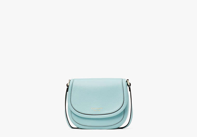 Kate Spade,roulette small saddle bag,crossbody bags,Small,Aphrodite Green image number 0