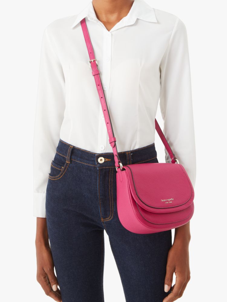 Kate Spade,Roulette Small Saddle Bag,