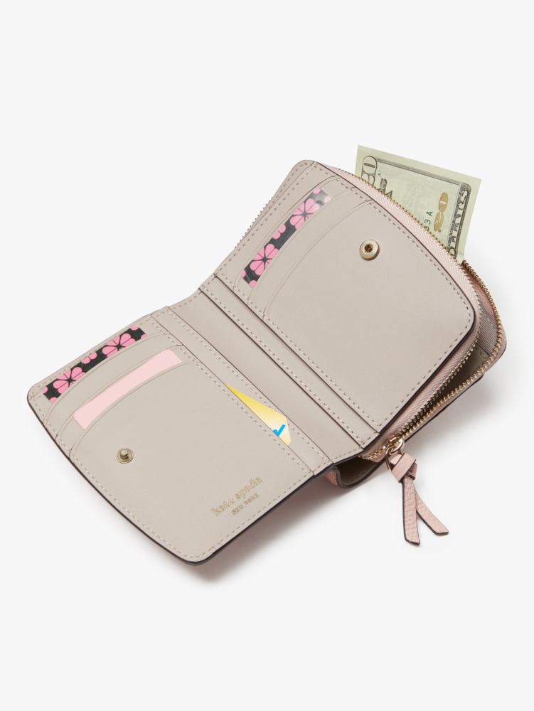 Kate Spade New York Knott Rosy Garden Small Compact Wallet