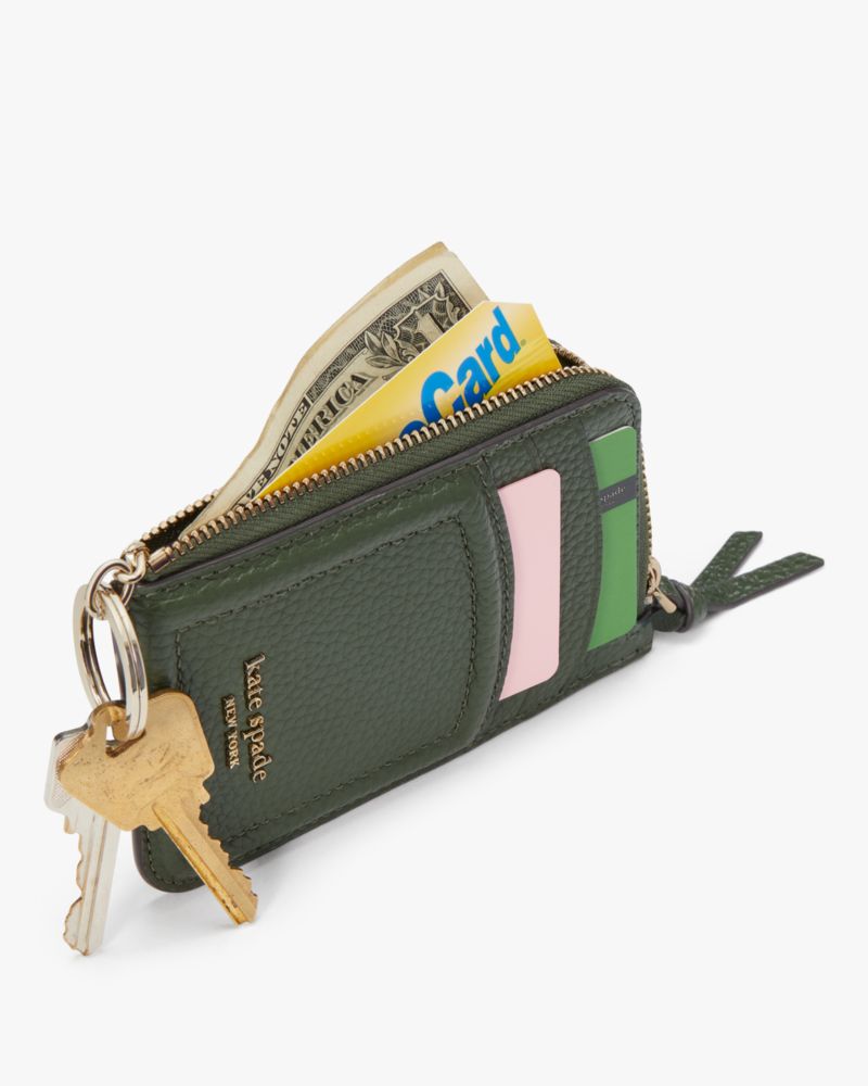 Kate spade card holder with 2024 zipper