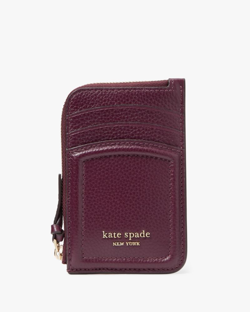 Women Zipper Wallet Business Card Coin Purse PU Leather