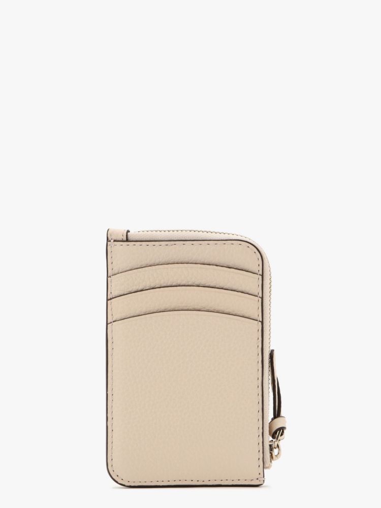 Kate Spade,ノット ジップ カードホルダー,財布小物,ミルクグラス