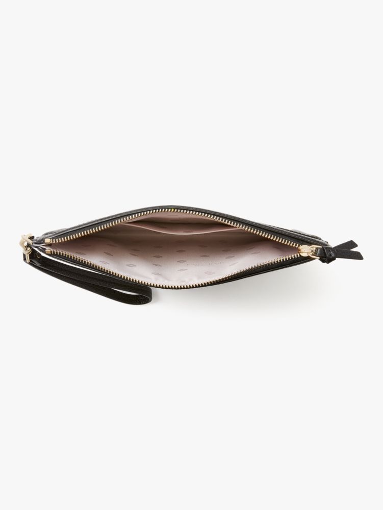 Kate Spade,knott wristlet,Evening,Black